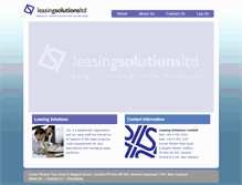 Tablet Screenshot of leasingsolutions.co.nz